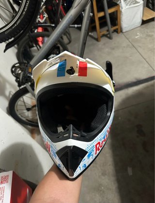 Casco Motocross Red Bull