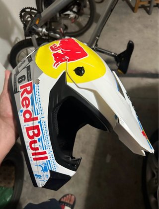 Casco Motocross Red Bull