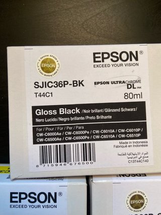 Cartuchos Tinta Epson SJIC36P (Amarillo, Cian, Mag