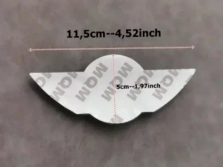 11,5x5cm Emblema Mini Cooper One Capó o Maletero