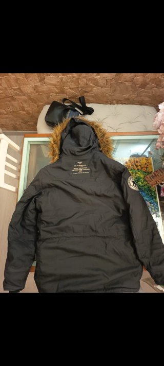 Parka Alpha Industries Negra Talla L