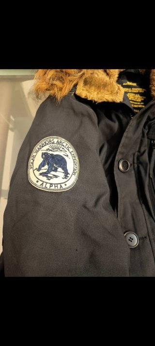Parka Alpha Industries Negra Talla L