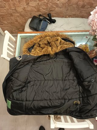 Parka Alpha Industries Negra Talla L