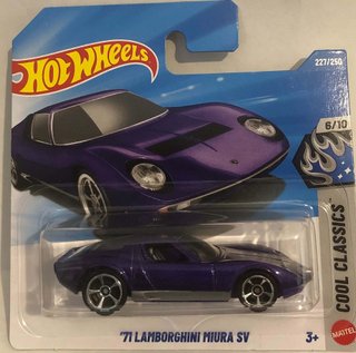 Hot Wheels '71 Lamborghini Miura SV Morado