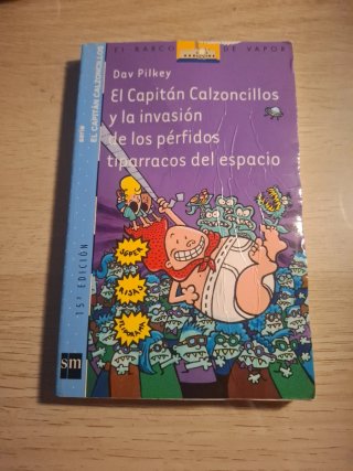 Lote de tres libros de "el capitán calzoncillos"
