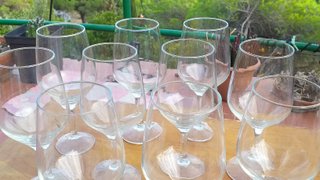 10 Copas Vino 36cl Cristal Hostelería