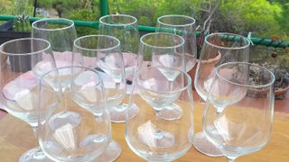 10 Copas Vino 36cl Cristal Hostelería