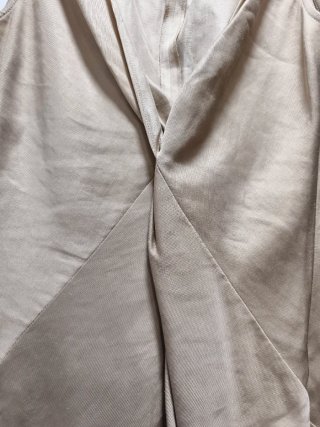Vestido Carolina Herrera Beige/Oro