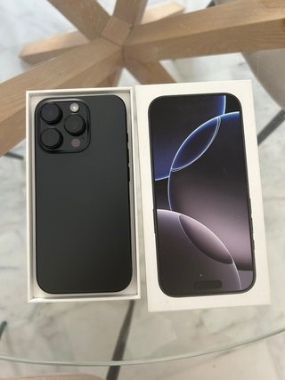 iPhone 16 Pro 256GB Titanio Negro