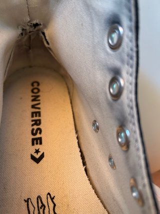 Botas Converse Negras y Blancas