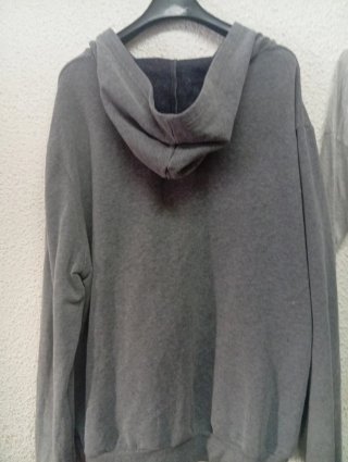 Sudadera con capucha Decathlon gris Talla 3XL