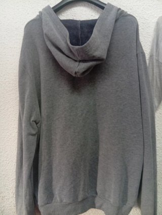 Sudadera con capucha Decathlon gris Talla 3XL