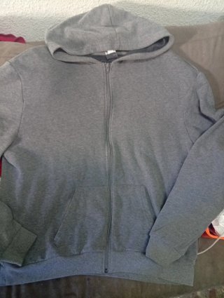 Sudadera con capucha Decathlon gris Talla 3XL