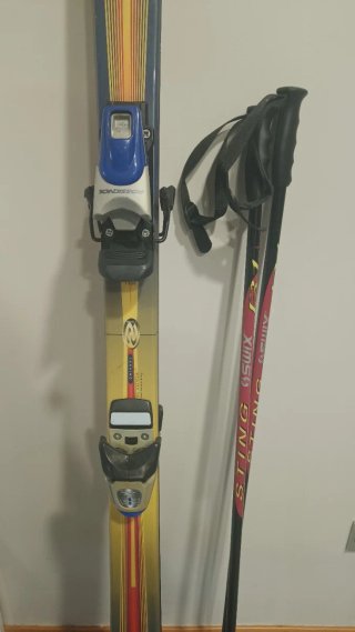 Esquís Rossignol Toon Wide 177 y bastones