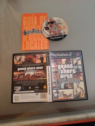 Grand Theft Auto: San Andreas PS2 + Guía