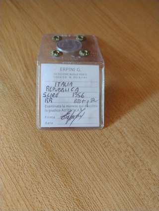 5 lire 1956 periziata