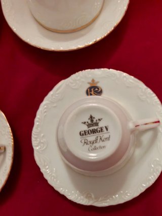 Tazas de café Royal Kent George V