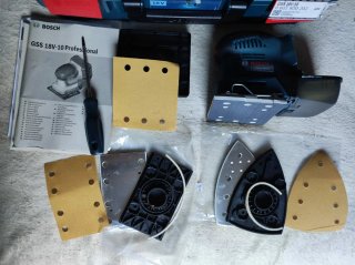 NUEVA Lijadora Orbital a batería Bosch GSS 18V-10
