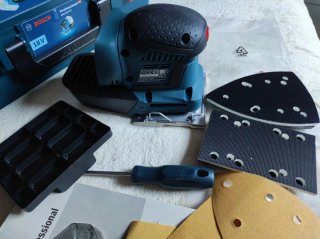 NUEVA Lijadora Orbital a batería Bosch GSS 18V-10