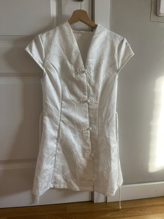 Vestido blanco estilo japonés. Sin estrenar