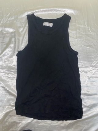 2 Camisetas de Tirantes Negras Primark Talla M
