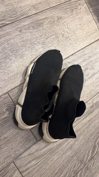Balenciaga Speed sneakers nere e bianche