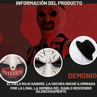 Máscara Art the Clown (Terrifier) Halloween payaso