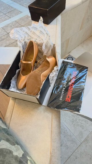 Zapatos de baile Supadance dorados talla 38