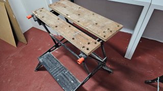 Mesa de trabajo plegable