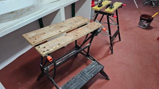 Mesa de trabajo plegable