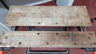 Mesa de trabajo plegable
