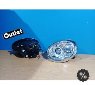 LK FAROS MINI COOPER R50 R52 R53 01-06 LUZ DIURNA CROMADOS R