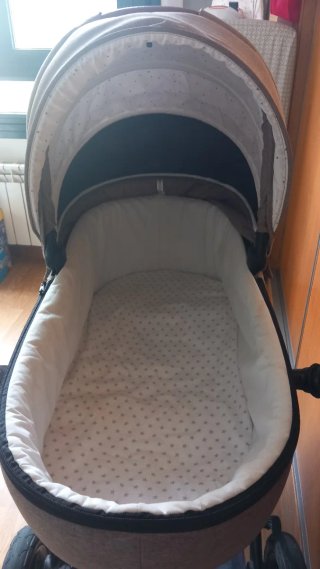 Carrito bebé Kinderkraft 3 en 1 + grupo 0 + capazo