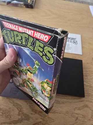 Teenage Mutant Hero Turtles NES PAL España Complet