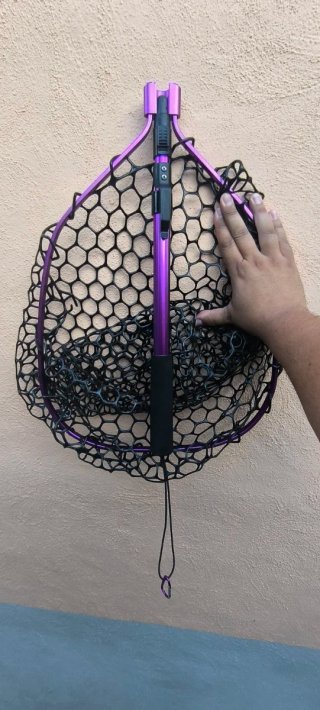 Sacadera de pesca morada