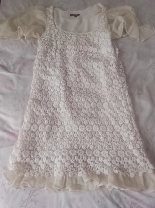 Vestido Pedro del Hierro blanco