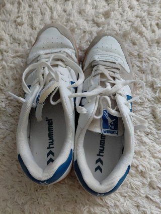 Zapatillas Hummel Fútbol Sala Blancas y Azules
