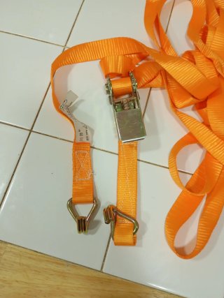 Cinchas de trinquete naranjas