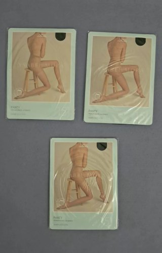 Pack 3 Pantys negros YSABEL MORA. Talla XL
