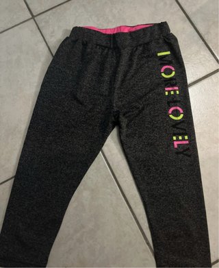 Leggings sportivi con scritta