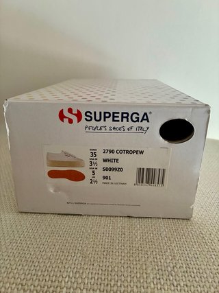Superga Plataforma Esparto Beige/Blanco
