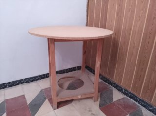 Mesa camilla redonda madera