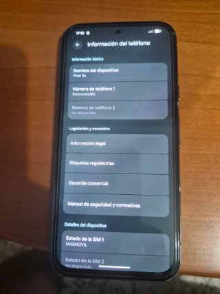 Google Pixel 8A Negro