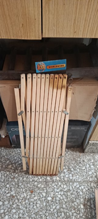 Barrera extensible madera seguridad