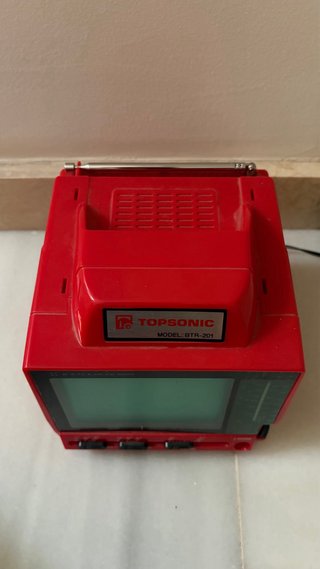 Topsonic Mini TV AM/FM Radio BTR-201