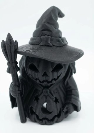 Adorno Calabaza Bruja Negra