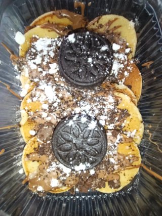 Tortitas con Kinder y Nata