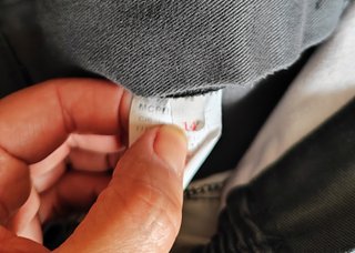 Pantalón largo gris La Asunción talla 14