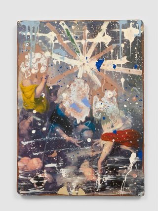 Opera d'arte Astratta Espressionista Unica