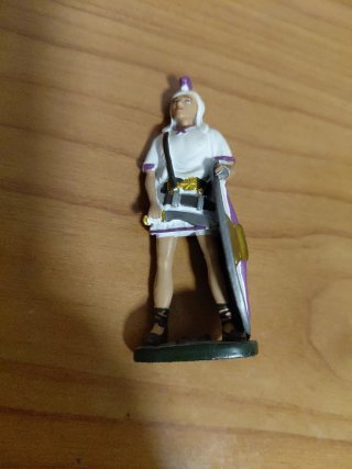 Figura Guerrero Ibero Plomo